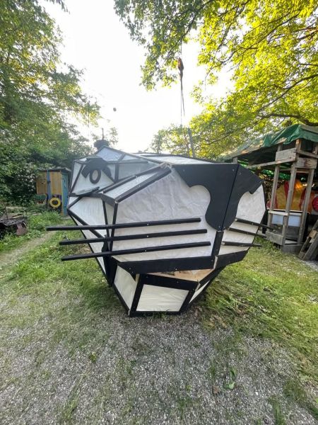 Foto eines Teils der Leueskulptur Foto eines Teils der Leueskulptur